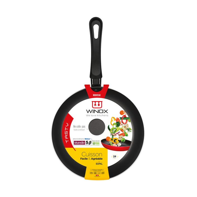 Winox Tasty - Poêle 28cm – Rouge